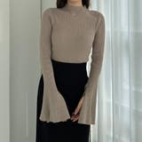 Louere フレアスリットスリーブハイネックリブニット | Louere | 詳細画像19