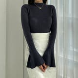 Louere フレアスリットスリーブハイネックリブニット | Louere | 詳細画像24