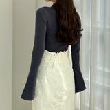 Louere フレアスリットスリーブハイネックリブニット | Louere | 詳細画像27