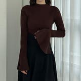 Louere フレアスリットスリーブハイネックリブニット | Louere | 詳細画像29