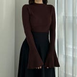 Louere フレアスリットスリーブハイネックリブニット | Louere | 詳細画像30