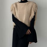 Louere フリンジニットベスト | Louere | 詳細画像14 