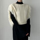 Louere フリンジニットベスト | Louere | 詳細画像2 