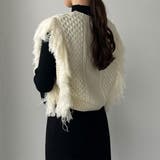 Louere フリンジニットベスト | Louere | 詳細画像4 