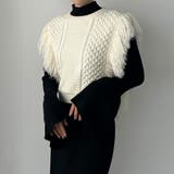 Louere フリンジニットベスト | Louere | 詳細画像5 