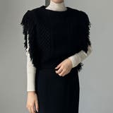 Louere フリンジニットベスト | Louere | 詳細画像6 