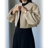 Louere コクーンスリーブショートブルゾン | Louere | 詳細画像13 