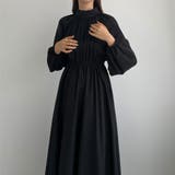 Louere ハイネックボリュームスリーブフレアワンピース | Louere | 詳細画像2