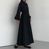 Louere ハイネックボリュームスリーブフレアワンピース | Louere | 詳細画像3