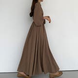 Louere ハイネックボリュームスリーブフレアワンピース | Louere | 詳細画像8