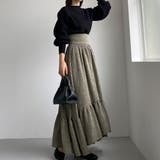Louere ツイード裾フレアスカート | Louere | 詳細画像12 