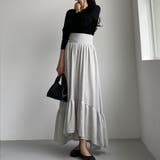 Louere ツイード裾フレアスカート | Louere | 詳細画像7 