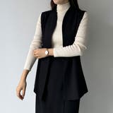 Louere ベスト＋ハイウエストペンシルスカートセットアップ | Louere | 詳細画像3 