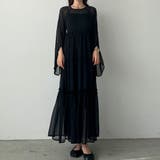 louere 【ペチコートset】シアーティアードワンピース | Louere | 詳細画像11 