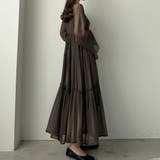 louere 【ペチコートset】シアーティアードワンピース | Louere | 詳細画像15 