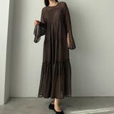 louere 【ペチコートset】シアーティアードワンピース | Louere | 詳細画像17 