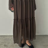 louere 【ペチコートset】シアーティアードワンピース | Louere | 詳細画像18 