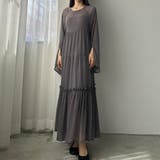 louere 【ペチコートset】シアーティアードワンピース | Louere | 詳細画像21 