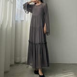 louere 【ペチコートset】シアーティアードワンピース | Louere | 詳細画像22 