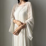 louere 【ペチコートset】シアーティアードワンピース | Louere | 詳細画像7 