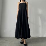 ブラック | Louere バルーンキャミワンピース | Louere