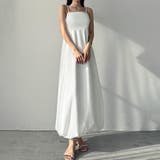 ホワイト | Louere バルーンキャミワンピース | Louere