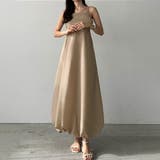 ベージュ | Louere バルーンキャミワンピース | Louere