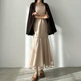 Louere 裾シアーチュールマーメイドキャミワンピース | Louere | 詳細画像13 