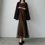 Louere 裾シアーチュールマーメイドキャミワンピース | Louere | 詳細画像18 