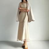 Louere 裾シアーチュールマーメイドキャミワンピース | Louere | 詳細画像24 