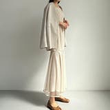 Louere 裾シアーチュールマーメイドキャミワンピース | Louere | 詳細画像25 