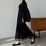 Louere 裾シアーチュールマーメイドキャミワンピース | Louere | 詳細画像4 