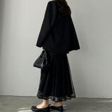 Louere 裾シアーチュールマーメイドキャミワンピース | Louere | 詳細画像6 