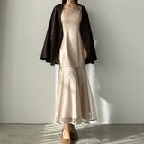 Louere 裾シアーチュールマーメイドキャミワンピース | Louere | 詳細画像8 