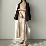 Louere 裾シアーチュールマーメイドキャミワンピース | Louere | 詳細画像9 