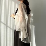 Louere チュールボリュームスリーブシアーシャツ | Louere | 詳細画像12 