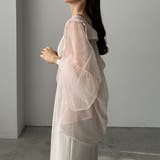 Louere チュールボリュームスリーブシアーシャツ | Louere | 詳細画像17 