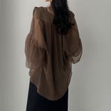 Louere チュールボリュームスリーブシアーシャツ | Louere | 詳細画像34 