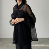 Louere チュールボリュームスリーブシアーシャツ | Louere | 詳細画像8 