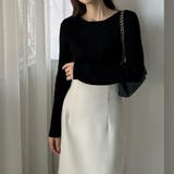 Louere ボートネック長袖リブニット | Louere | 詳細画像10