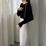 Louere ボートネック長袖リブニット | Louere | 詳細画像14