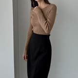 Louere ボートネック長袖リブニット | Louere | 詳細画像19