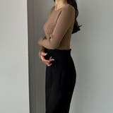 Louere ボートネック長袖リブニット | Louere | 詳細画像20