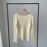 Louere ボートネック長袖リブニット | Louere | 詳細画像22