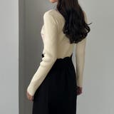 Louere ボートネック長袖リブニット | Louere | 詳細画像8