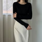 Louere ボートネック長袖リブニット | Louere | 詳細画像9