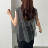 Louere チュールノースリーブトップス | Louere | 詳細画像19 