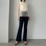 Louere チュールノースリーブトップス | Louere | 詳細画像4 