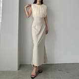 Louere チュールノースリーブトップス | Louere | 詳細画像7 