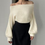 Louere オフショルシャギーニット | Louere | 詳細画像2